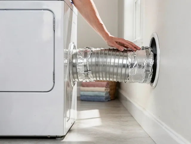 Professional dryer vent hose installation by Fort Carson Dryer Vent Cleaning in Fort Carson