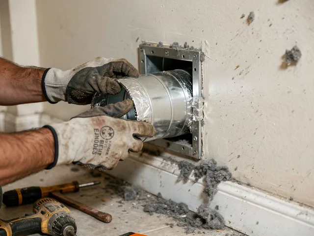 Professional dryer vent repair and installation by Fort Carson Dryer Vent Cleaning in Fort Carson